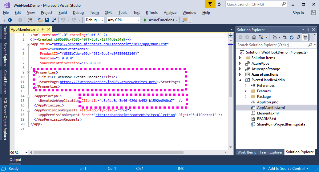 Editing Add-in Manifest